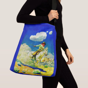 N. C. Wyeth cowboy Crossbody Bag