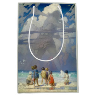 N.C. Wyeth The Giant 1923 Vintage Illustration Medium Gift Bag
