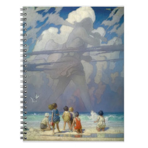 N.C. Wyeth The Giant 1923 Vintage Illustration Notebook