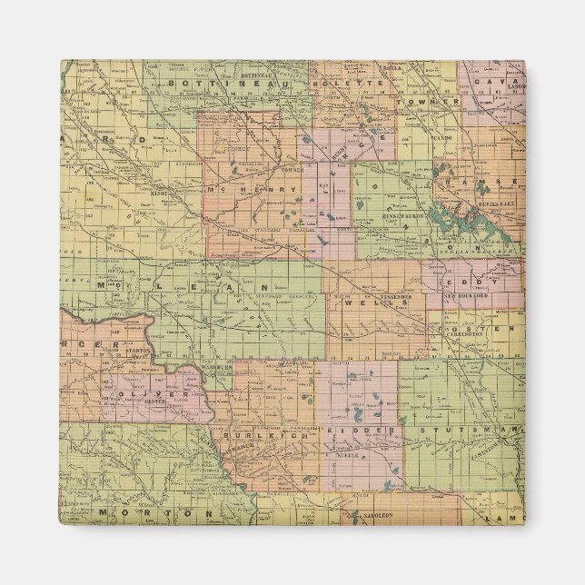 N Dakota Magnet (Front)