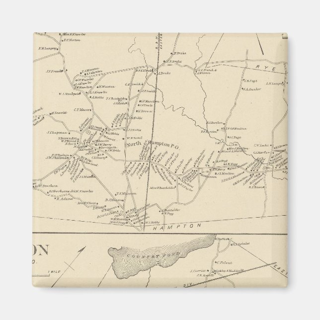 N Hampton, Newton Magnet (Front)