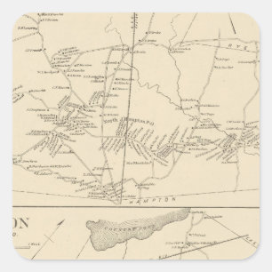 N Hampton, Newton Square Sticker