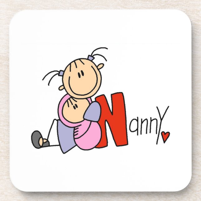 N is for Nanny Coaster (Front)
