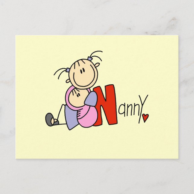 N is for Nanny Postcard (Front)