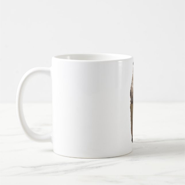 N is for North American River Otter Coffee Mug (Left)