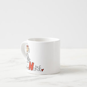 N is for Nurse Espresso Cup