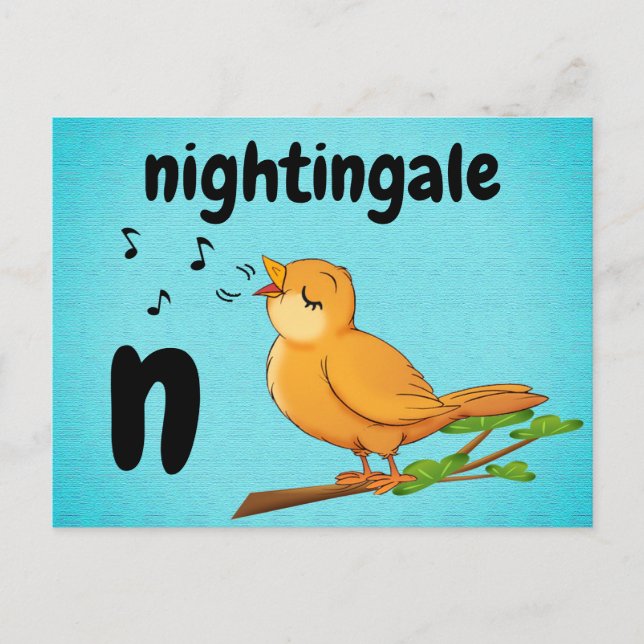 n - nightingale flash card (Front)