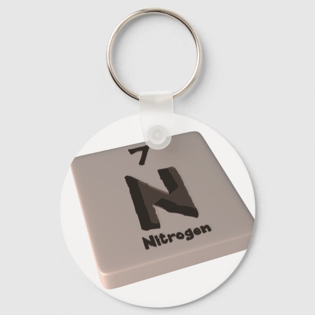 N Nitrogen Key Ring (Front)