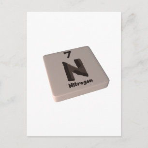 N Nitrogen Postcard