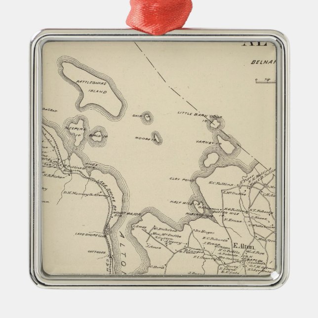 N pt Alton Metal Tree Decoration (Front)