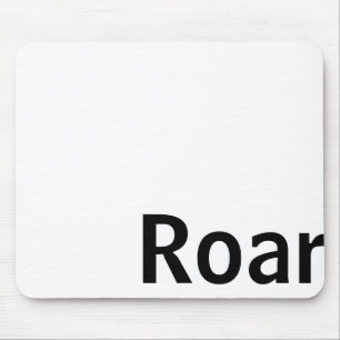 n 'Roar' mousepad / white
