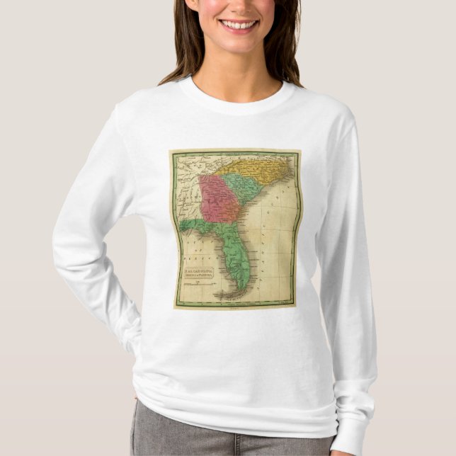 N & S Carolina 3 T-Shirt (Front)