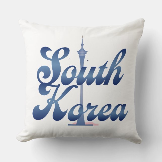 N Seoul Tower South Korea Cushion (Front)