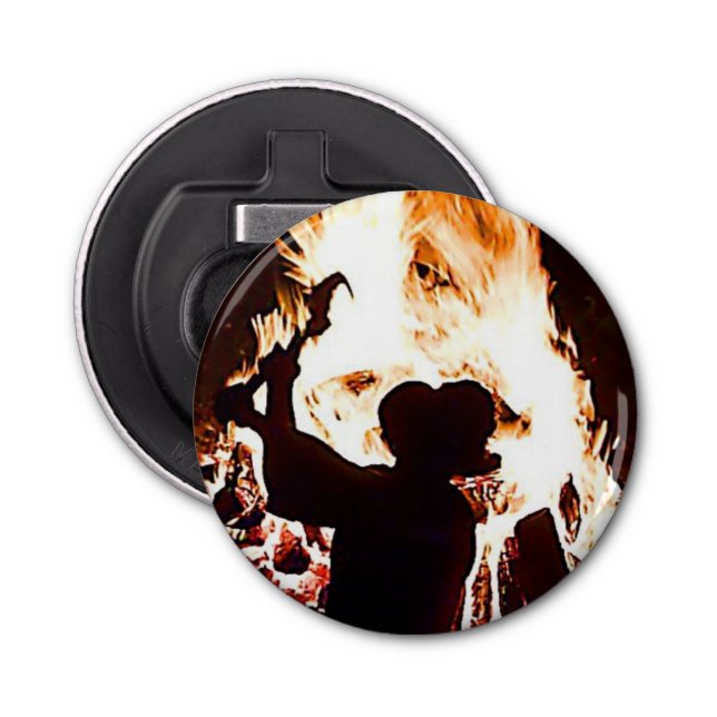 N-Steak Axe Attack Bottle Opener / Magnet (Front)