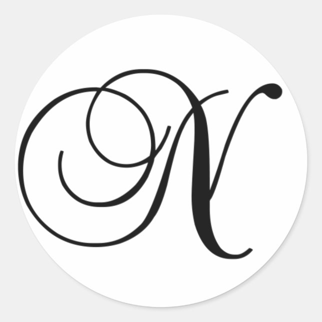 N sticker (Front)