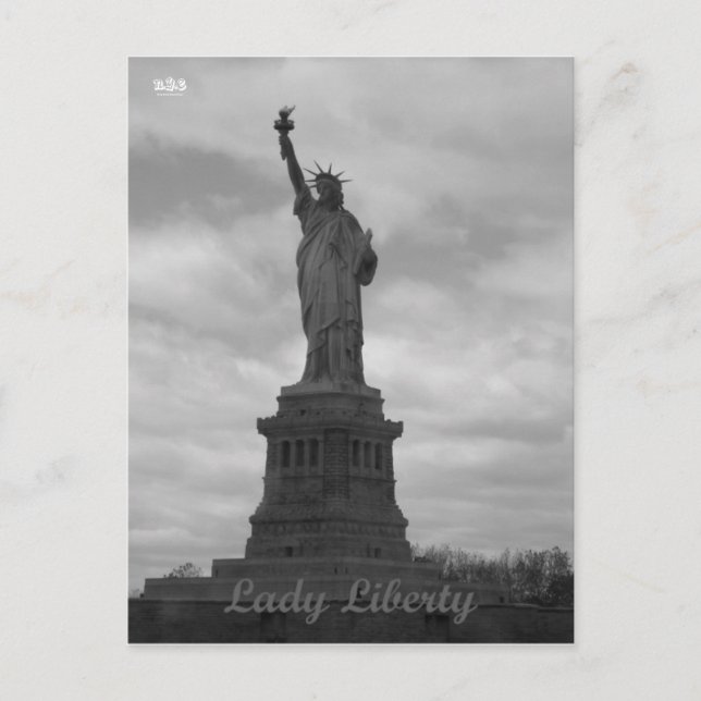 N.Y.E Lady Liberty Postcard (Front)