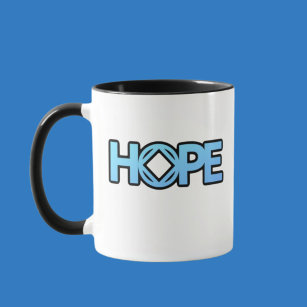 NA Addiction Recovery Blue Service Symbol Hope Mug