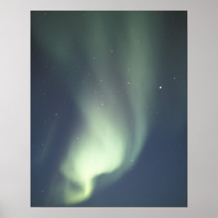 NA, Canada, Manitoba, Churchill Northern lights, Poster