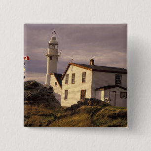 NA, Canada, Newfoundland, Lobster Cove. Lobster 15 Cm Square Badge