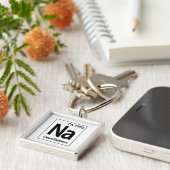 NA Clean Element Periodic Table Key Ring (Side)