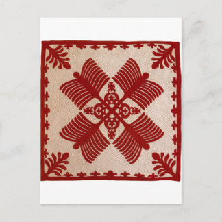 Na Kalaunu Me Na Kāhili, quilt Postcard