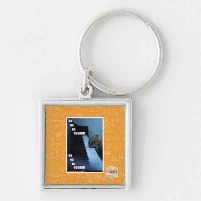 Na na na nooom key ring (Front)