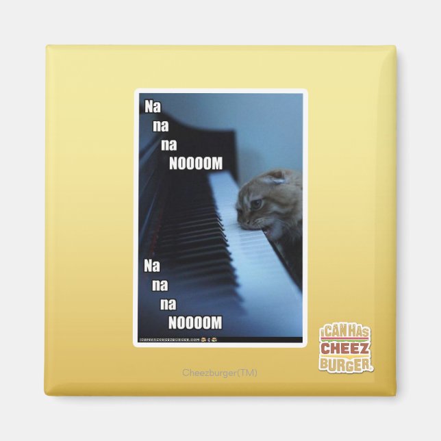Na na na nooom magnet (Front)