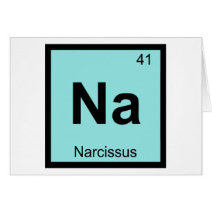 Na - Narcissus Greek Chemistry Periodic Table