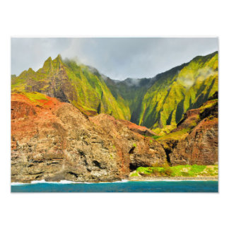 Na Pali Coast - Kauai, Hawaii Photo Print