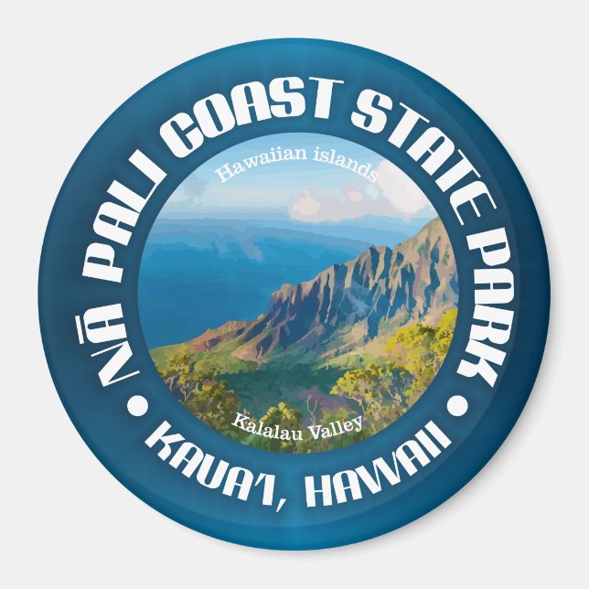 Na Pali Coast SP Magnet (Front)