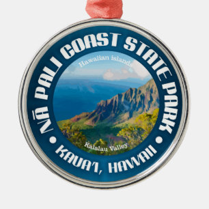 Na Pali Coast SP Metal Tree Decoration