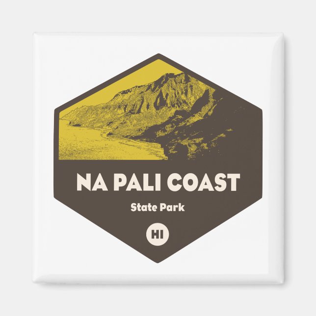Nā Pali Coast State Park Hawaii Magnet (Front)