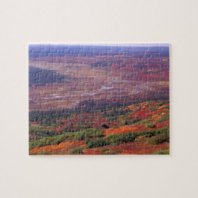 NA, USA, Alaska, Denali NP, View of McKinley Jigsaw Puzzle (Horizontal)