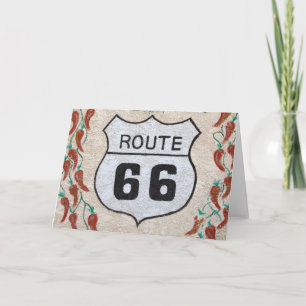 NA, USA, Arizona, Holbrook Route 66 street sign Card