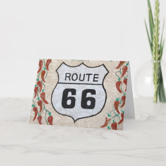 NA, USA, Arizona, Holbrook Route 66 street sign Card