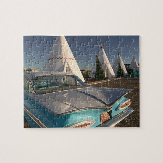 NA, USA, Arizona, Holbrook Route 66, Wigwam 2 Jigsaw Puzzle (Horizontal)