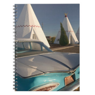 NA, USA, Arizona, Holbrook Route 66, Wigwam 2 Spiral Notebook