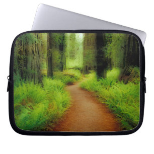 NA, USA, California, Jedediah Smith Redwoods Laptop Sleeve