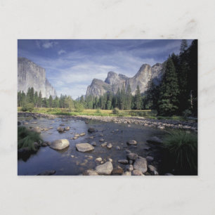 NA, USA, California, Yosemite NP, Valley view Postcard