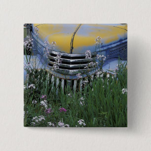 NA, USA, eastern Washington, Old truck with 15 Cm Square Badge