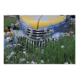 NA, USA, eastern Washington, Old truck with Photo Print