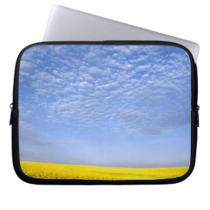 Na, USA, ID, Grangeville, Field of Canola Crop Laptop Sleeve