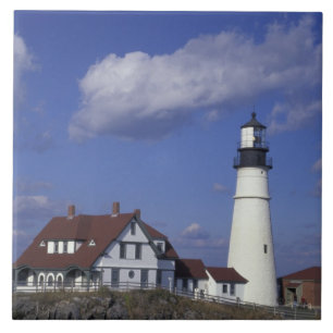 NA, USA, Maine, near Portland, Portland Head Tile