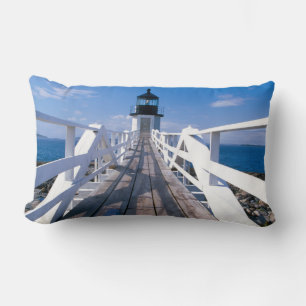 NA, USA, Maine, Port Clyde. Marshall Point 2 Lumbar Cushion