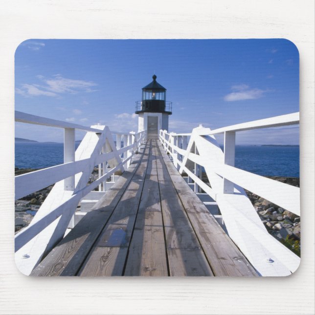 NA, USA, Maine, Port Clyde.  Marshall Point 2 Mouse Pad (Front)