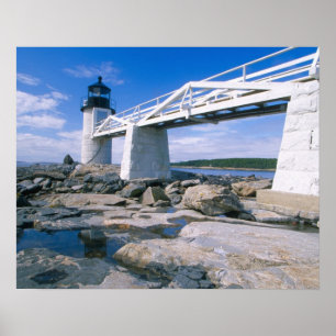 NA, USA, Maine, Port Clyde.  Marshall Point Poster