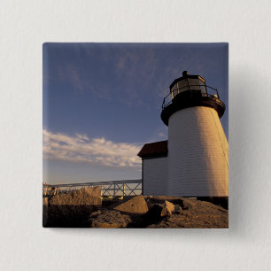 NA, USA, Massachusetts, Nantucket Island, 3 15 Cm Square Badge