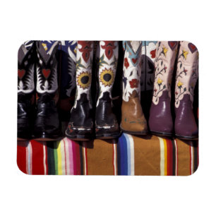 NA, USA, New Mexico, Santa Fe. Cowboy boots Magnet