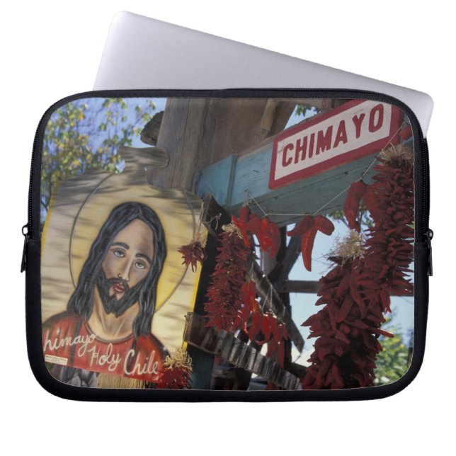 NA, USA, New Mexico, Santa Fe. Laptop Sleeve (Front)