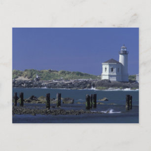 NA, USA, Oregon, Bandon, Coquille Lighthouse Postcard